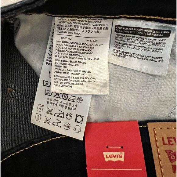 Levi Jeans 815 Curvy Boot Cut size 33 x 32 Blue Denim NWT - Picture 6 of 14